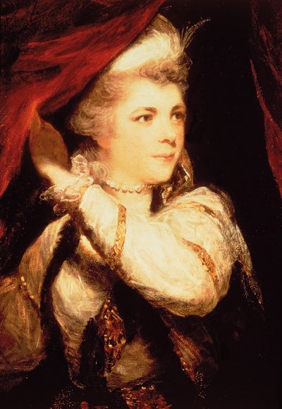 Mrs. Abington as Roxana, 1782-3 by Joshua Reynolds